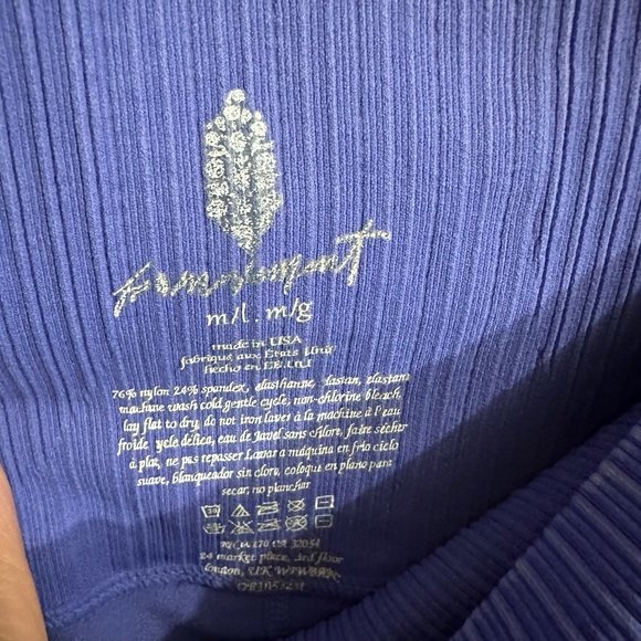 NWT FREE PEOPLE MOVEMENT High-Rise 7/8 Length Good Karma Leggings SIZE M/L - Picture 5 of 9